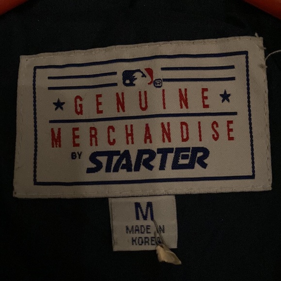 Rare Vintage Silver Puffer Jacket Cleveland Indians Chief Wahoo STARTER - Picture 6 of 10